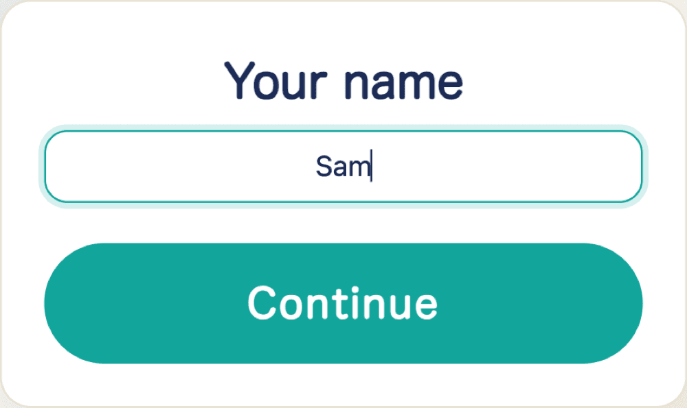 A phone joining the room and entering a name
